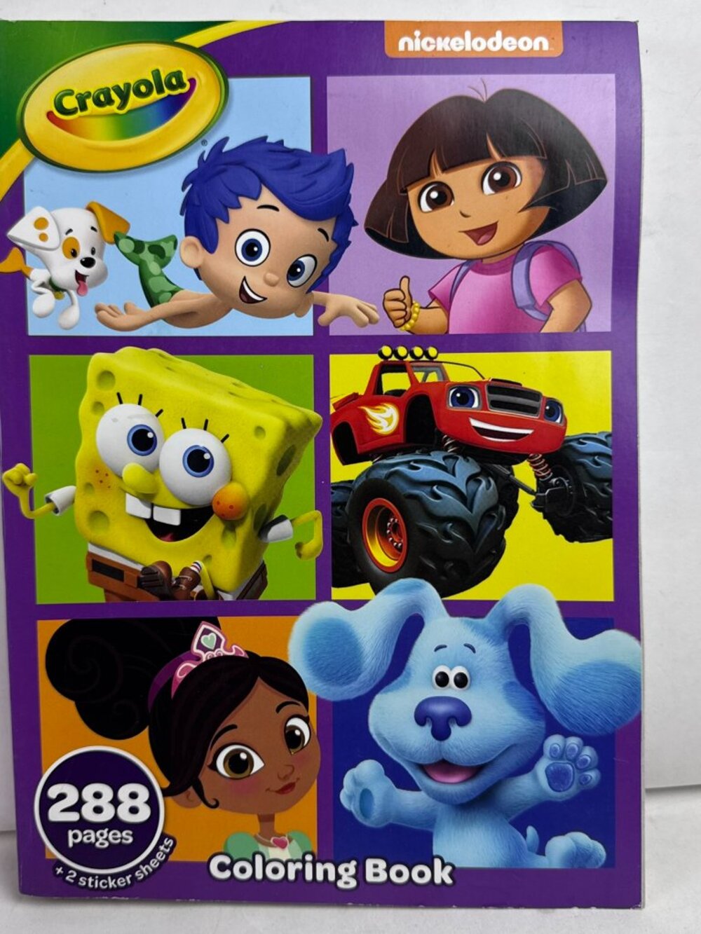 Crayola Nickelodeon Coloring Book 288 Pages SpongeBob Dora UPC 071662227241